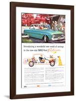 New-Size 1960 Ford Falcon-null-Framed Art Print