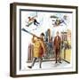 "New Skier," March 4, 1961-Constantin Alajalov-Framed Giclee Print