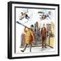 "New Skier," March 4, 1961-Constantin Alajalov-Framed Giclee Print