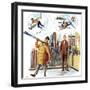 "New Skier," March 4, 1961-Constantin Alajalov-Framed Premium Giclee Print