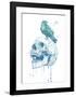 New Skull (Blue)-Balazs Solti-Framed Art Print