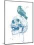 New Skull (Blue)-Balazs Solti-Mounted Art Print