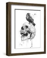 New Skull-Balazs Solti-Framed Art Print