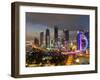 New Skyline of the West Bay Central Financial District, Doha, Qatar, Middle East-Gavin Hellier-Framed Photographic Print