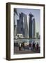 New Skyline of the West Bay Central Financial District of Doha, Qatar, Middle East-Gavin-Framed Photographic Print