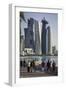 New Skyline of the West Bay Central Financial District of Doha, Qatar, Middle East-Gavin-Framed Photographic Print