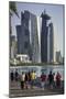 New Skyline of the West Bay Central Financial District of Doha, Qatar, Middle East-Gavin-Mounted Photographic Print