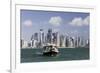 New Skyline of the West Bay Central Financial District of Doha, Qatar, Middle East-Gavin-Framed Photographic Print