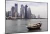 New Skyline of the West Bay Central Financial District of Doha, Qatar, Middle East-Gavin-Mounted Photographic Print