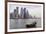 New Skyline of the West Bay Central Financial District of Doha, Qatar, Middle East-Gavin-Framed Photographic Print