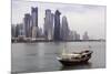 New Skyline of the West Bay Central Financial District of Doha, Qatar, Middle East-Gavin-Mounted Photographic Print