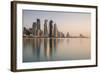 New Skyline of the West Bay Central Financial District of Doha, Qatar, Middle East-Gavin-Framed Photographic Print