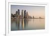 New Skyline of the West Bay Central Financial District of Doha, Qatar, Middle East-Gavin-Framed Photographic Print