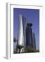 New Skyline of the West Bay Central Financial District of Doha, Qatar, Middle East-Gavin-Framed Photographic Print