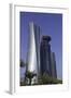 New Skyline of the West Bay Central Financial District of Doha, Qatar, Middle East-Gavin-Framed Photographic Print