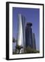 New Skyline of the West Bay Central Financial District of Doha, Qatar, Middle East-Gavin-Framed Photographic Print