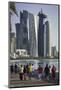 New Skyline of the West Bay Central Financial District of Doha, Qatar, Middle East-Gavin-Mounted Photographic Print