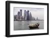 New Skyline of the West Bay Central Financial District of Doha, Qatar, Middle East-Gavin-Framed Photographic Print