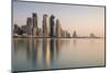 New Skyline of the West Bay Central Financial District of Doha, Qatar, Middle East-Gavin-Mounted Photographic Print