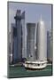 New Skyline of the West Bay Central Financial District of Doha, Qatar, Middle East-Gavin-Mounted Photographic Print