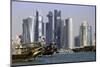 New Skyline of the West Bay Central Financial District of Doha, Qatar, Middle East-Gavin-Mounted Photographic Print