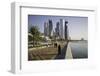 New Skyline of the West Bay Central Financial District of Doha, Qatar, Middle East-Gavin-Framed Photographic Print