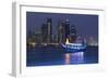 New Skyline of the West Bay Central Financial District of Doha-Gavin-Framed Photographic Print