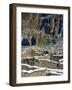 New Snow on Broken Walls of Tyuoni Ruin, Bandelier National Monument, New Mexico, USA-Scott T^ Smith-Framed Photographic Print