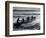 New South Wales, A Surfboat Crew Battles Through Waves at Cronulla Beach in Sydney, Australia-Andrew Watson-Framed Photographic Print