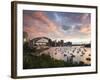 New South Wales, Lavendar Bay Toward the Habour Bridge and the Skyline of Central Sydney, Australia-Andrew Watson-Framed Photographic Print