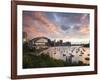 New South Wales, Lavendar Bay Toward the Habour Bridge and the Skyline of Central Sydney, Australia-Andrew Watson-Framed Photographic Print