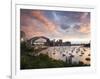 New South Wales, Lavendar Bay Toward the Habour Bridge and the Skyline of Central Sydney, Australia-Andrew Watson-Framed Photographic Print