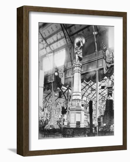 New South Wales Room of Minerals and Rocks, Centennial International Exhibition, Australia, 1888-O'Shamessy-Framed Giclee Print