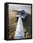 New South Wales, Sydney, A Surfboat Sits on Beach at Bondi in Sydney's Eastern Beaches, Australia-Andrew Watson-Framed Stretched Canvas