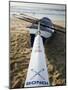 New South Wales, Sydney, A Surfboat Sits on Beach at Bondi in Sydney's Eastern Beaches, Australia-Andrew Watson-Mounted Photographic Print