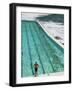 New South Wales, Sydney, Bondi Beach, Bondi Icebergs Swimming Club Pool, Australia-Walter Bibikow-Framed Photographic Print