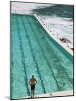 New South Wales, Sydney, Bondi Beach, Bondi Icebergs Swimming Club Pool, Australia-Walter Bibikow-Mounted Photographic Print