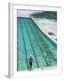 New South Wales, Sydney, Bondi Beach, Bondi Icebergs Swimming Club Pool, Australia-Walter Bibikow-Framed Photographic Print