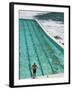 New South Wales, Sydney, Bondi Beach, Bondi Icebergs Swimming Club Pool, Australia-Walter Bibikow-Framed Photographic Print