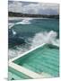 New South Wales, Sydney, Bondi Beach, Bondi Icebergs Swimming Club Pool, Australia-Walter Bibikow-Mounted Premium Photographic Print