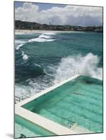 New South Wales, Sydney, Bondi Beach, Bondi Icebergs Swimming Club Pool, Australia-Walter Bibikow-Mounted Photographic Print