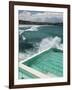 New South Wales, Sydney, Bondi Beach, Bondi Icebergs Swimming Club Pool, Australia-Walter Bibikow-Framed Photographic Print