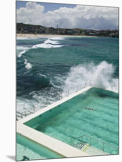 New South Wales, Sydney, Bondi Beach, Bondi Icebergs Swimming Club Pool, Australia-Walter Bibikow-Mounted Photographic Print