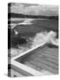 New South Wales, Sydney, Bondi Beach, Bondi Icebergs Swimming Club Pool, Australia-Walter Bibikow-Stretched Canvas