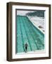 New South Wales, Sydney, Bondi Beach, Bondi Icebergs Swimming Club Pool, Australia-Walter Bibikow-Framed Premium Photographic Print
