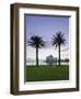 New South Wales, Sydney, Sydney Opera House Through Palms, Australia-Walter Bibikow-Framed Photographic Print