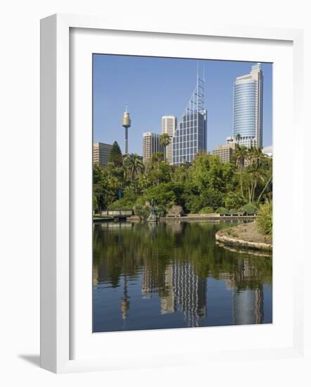 New South Wales, Sydney, the Green Surrounds of the Royal Botanic Gardens, Australia-Andrew Watson-Framed Photographic Print