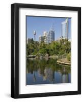 New South Wales, Sydney, the Green Surrounds of the Royal Botanic Gardens, Australia-Andrew Watson-Framed Photographic Print