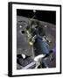 New Spaceship to the Moon, the Crew Goes into Lunar Orbit-Stocktrek Images-Framed Photographic Print