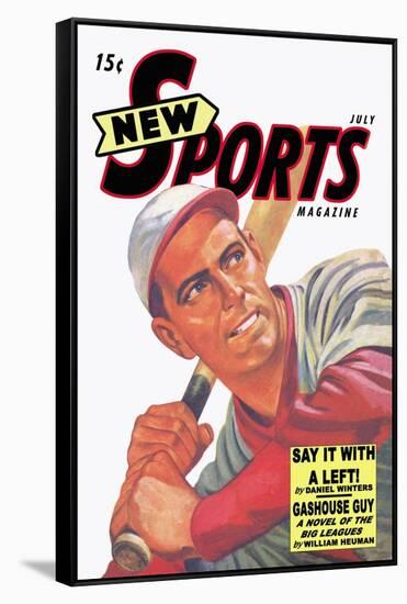 New Sports Magazine: Say It with a Left-null-Framed Stretched Canvas